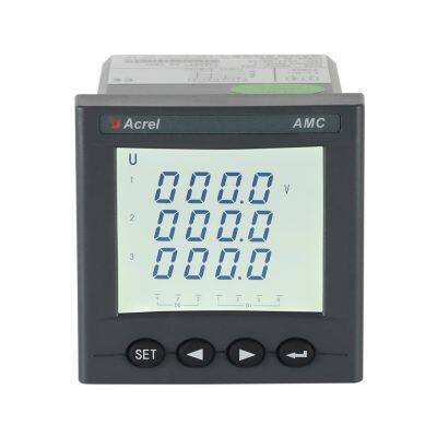 Acrel AMC72L-AV3 Programmable AC Digital Voltage Meter/multifunction Energy Meter CE photo-2