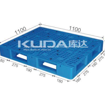 chemical resistant of plastic pallet from china 1111K WGTZ PLASTIC PALLET(BUILT-IN STEEL TUBE)