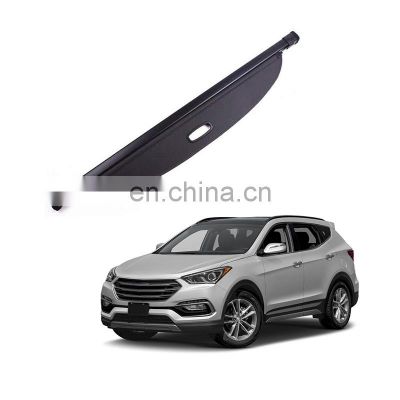 Cargo Cover For Hyundai Ix45 2017-2019 Retractable Rear Trunk Parcel Shelf Security Cover Shielding Shade Accessories