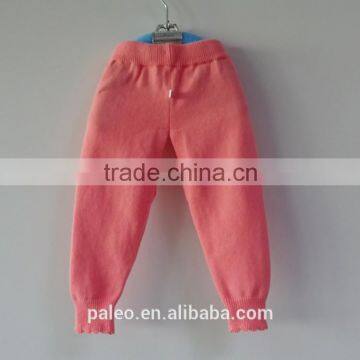 Cheap 100% Cotton Knitted Pattern Design Boys Long Sport Trousers