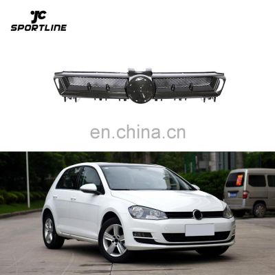 Dry Carbon Fiber Replacement Golf R Front Grill for Volkswagen GOLF VII GTI MK7 R RLINE 14-17