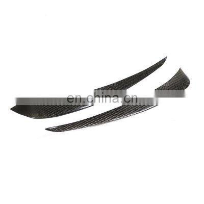 Carbon Fiber Car Front Bumper Canards for Tesla Model X 16-18