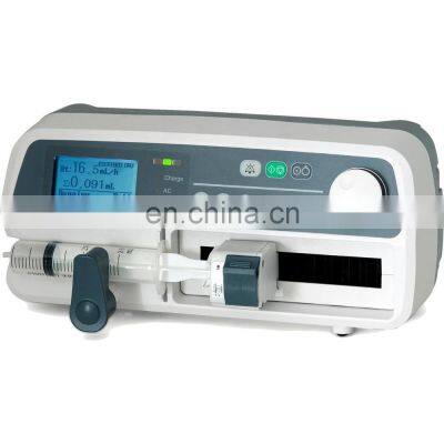 Factory direct sales 2.4 inch LCD Screen Single channel or double channel syringe pump for hospital