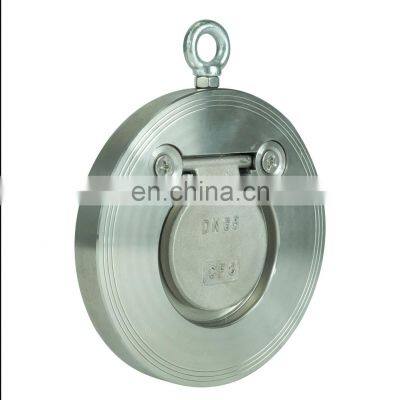 H71 stainless steel 304 316 CF8M wafer type check valve