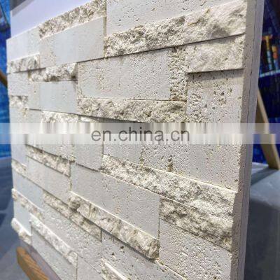 Natural Mosaic Stone 3D Style Brick Tiles Floor Wall Decoration Cultured Stone Mosaic Natural Stone Mosaic photo-2