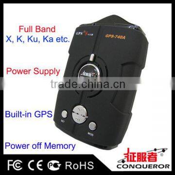 anti police gps radar detector 740A From Conqueror (2 in 1)