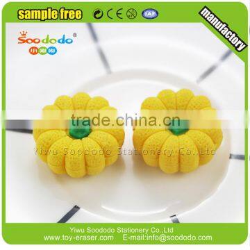 Pumpkin puzzle shaped erasers