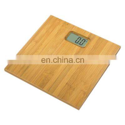 Bamboo personal digital weighing bathroom scale