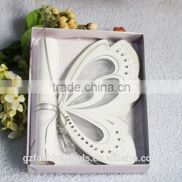 T192 Luxury Butterfly Shape Wedding Invitation Cards