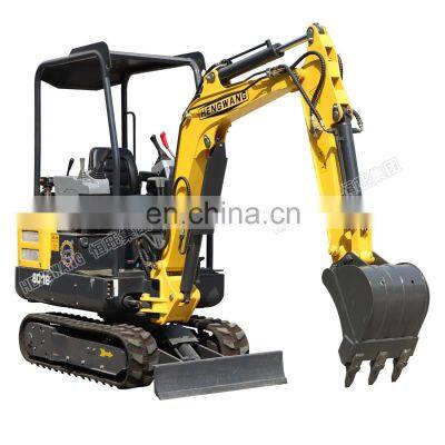 1600kg hydraulic mini excavator with competitive prices