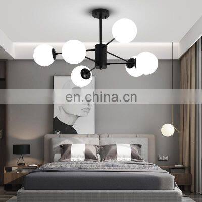 Modern Ceiling Light Glass Decor Chandelier Home Indoor LED Pendant Ceiling Lights photo-2