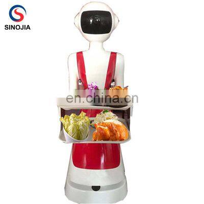 Full Automatic Robot Restaurant Service Intelligent Food Delivery Robot Machine / Robot Food Serving photo-2