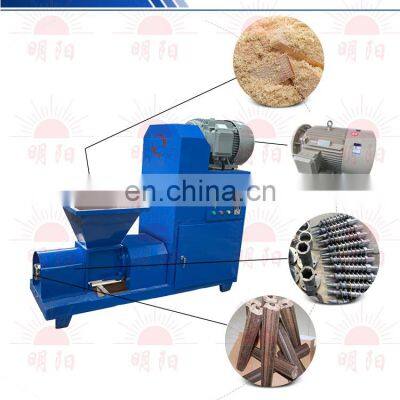 Biomass Briquette Press Screw Type Charcoal Briquette Maker Wood Sawdust Log Making Machine