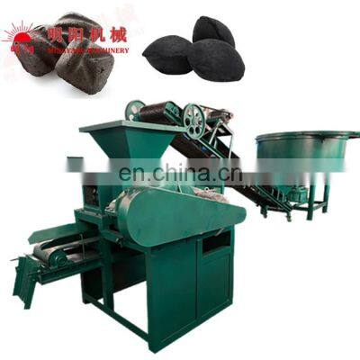 Roller Type BBQ Coal Briquette Ball Press Machine Coal Making Machine Compressed Charcoal Machine