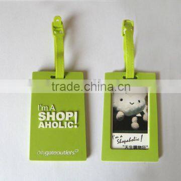 3D Soft pvc luggage tag