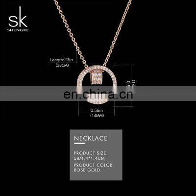 SHENGKE Luxury Jewelry Watches Bracelets & Bangles Watch Earring Necklace Jewelry Findings&Components K0039L12 photo-3