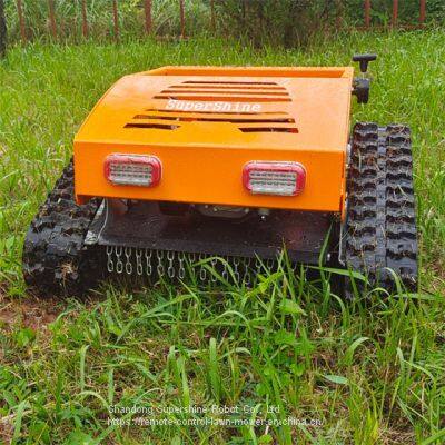 remote control grass cutter, China remote brush mower price, slope mower for sale