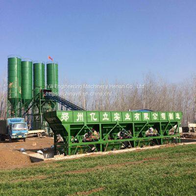 L Shape Layout Hzs90 Belt Conveyor Type Concrete Batch Plant for Sale photo-5