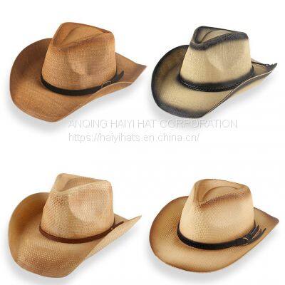 Fashion Western Cowboy Hat Outdoor Sunscreen Fishing Straw Hat Summer Sun Hat photo-4