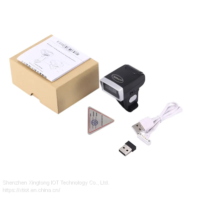 XT3001 XTIOT Finger Ring Barcode Scanner Wireless Handheld Barcode Scanner 2D Handheld Bar Code Scanner photo-2