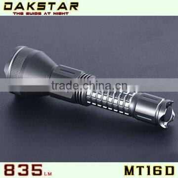 DAKSTAR MT16D XML T6 835LM Constant Brightness18650 Rechargeable Aluminum Military LED CREE Police Flashlight