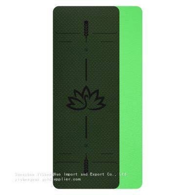 Custom Double-layer Non-slip Dustgo Yoga Mat Tpe Biodegradable photo-4