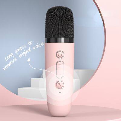 Portable Microphone Kids Speaker With Mic Blue Tooth KTV Karaoke Singing Music Player Box Outdoor Indoor Home Party Speakers photo-5