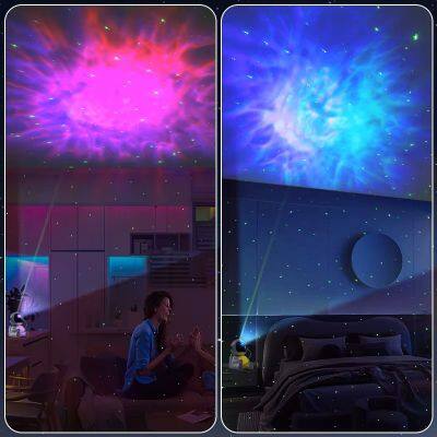 Astronaut Galaxy Projector Fancy Nebula Star Projector Night Light Remote Control Warm Atmosphere Moon Lamp For Kids Bedroom photo-5