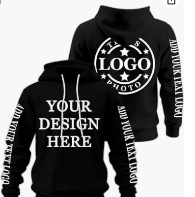 Custom Hoodies Personalized Hoodies For Men With Personalized Text Logo Photo - Front&Back Design