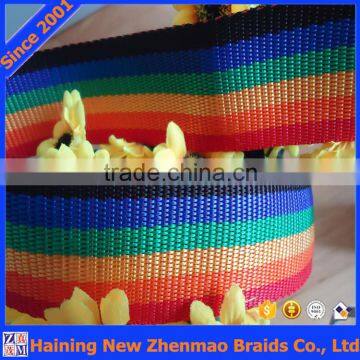 Custom PP webbing for luggage straps