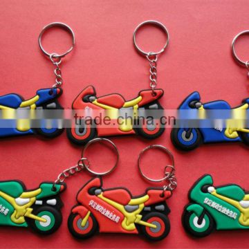 motocycle keychain, cheap keyring for advertising, keychain for bike