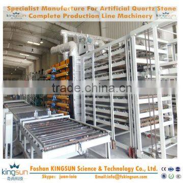 Man made quartz stone slab oven/quartz slab machine made by foshan kingsun