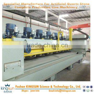 Calibration machine for quartz stone slab processing/stone slab thickness machine