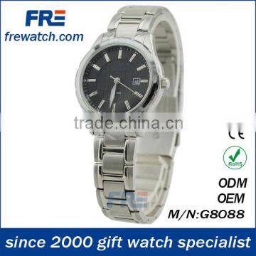 Modern steel watch adult,stainless steel watch factory