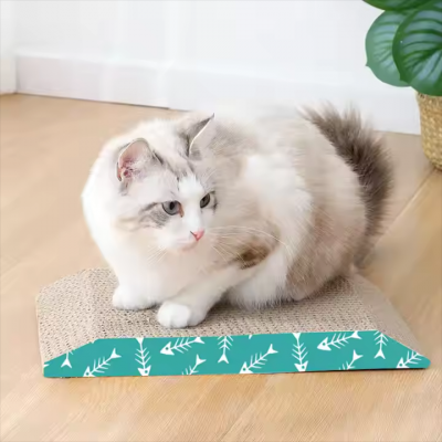 MEOW LOVE Cat Scraper Board Side Cat Scraper Pad After Cat Scraper Design Triangle photo-3