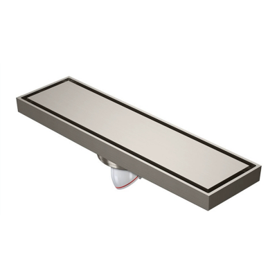 Modern 8CM Wide Thickened Brass Rectangle Shower Floor Drain for Hotels Kitchens Manufactured Quality  for Bathroom Use