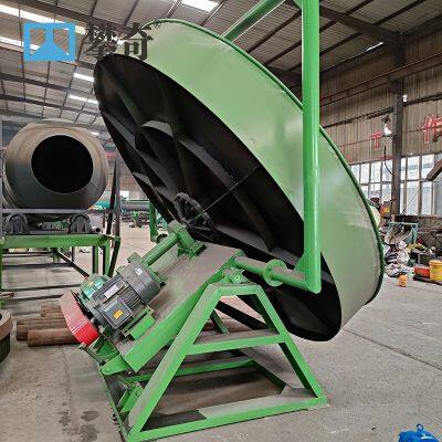 Granulador de discos de fertilizante orgánico PanQi con motor de 1.5KW 380V, equipo de compostaje photo-2