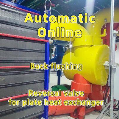 4-Way Valve for Plate Heat Exchanger Backflushing