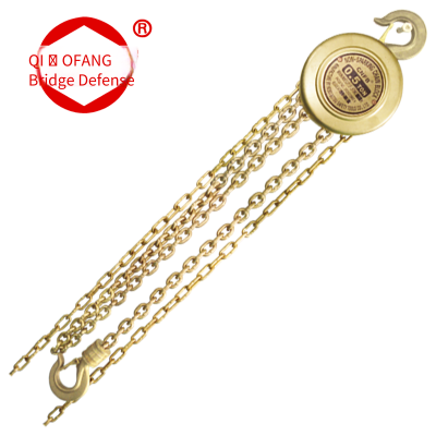 Explosion-proof Hand Chain Hoist Made of Beryllium Bronze and Aluminum Bronze, Complying With the Standard Jb/t7334, Spark-free Hand Chain Hoist