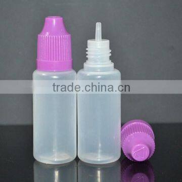 whosale small clear plastic bottles, 15ml ldpe bottles, plastic container