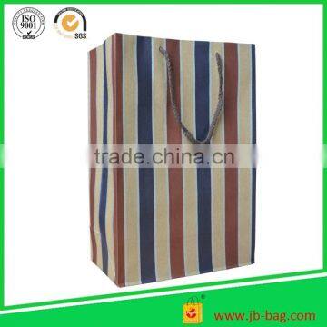 wine paper bag with bottom and gusset