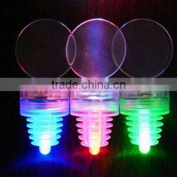 projection led bottle stopper for pub and party, promotional led glowing bottle stopper