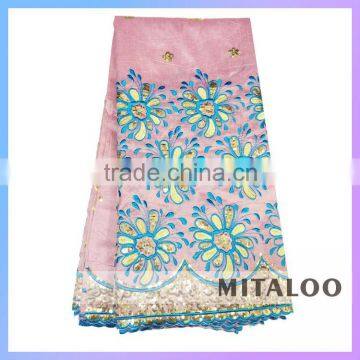 Mitaloo Latest Fashion Silk George /Odm Factory Supply Indian George Fabric Pink Color MGP0036