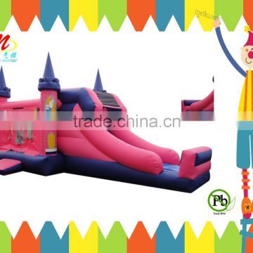 Christmas inflatable combo bouncer with slide