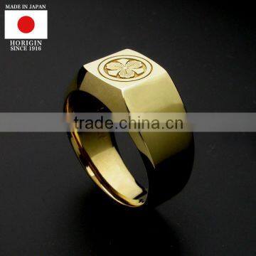 Japanese engraved silver and gold rings jewelry , other fashion accessories also available