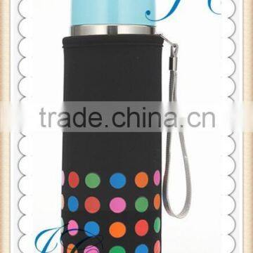 Black beautiful hot sale neoprene coffee cup sleeves with logo for promotion