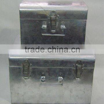 metal box,trunk box,metal trunk box,storage box,metal box with lid,trunk box