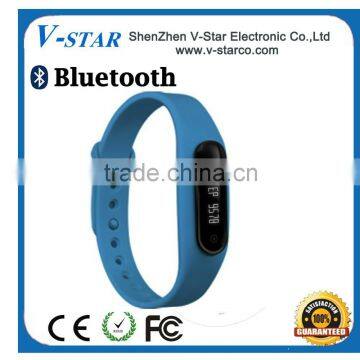 Bluetooth Sync Smart Sports Pedometer Silicone Smartwatch 2015