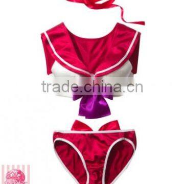 walson wholesale sexy Sailor Moon style Cosplay Costume Bra Set swimsuit bikini anime