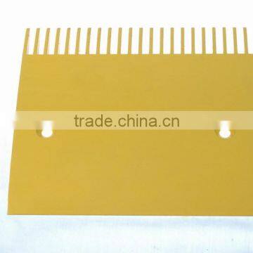 Escalator Comb Plate 199.4*145*9.068 Aluminum 22T Yellow